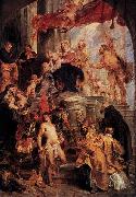 Peter Paul Rubens Virgin and Child Enthroned with Saints Spain oil painting artist